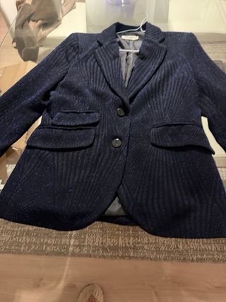 Americana Nicoli azul y negra, nueva