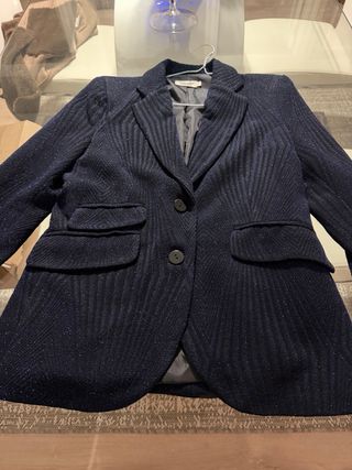 Americana Nicoli azul y negra, nueva