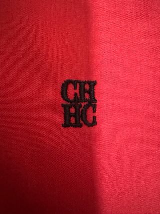 Camisa Carolina Herrera Algodón Talla L Roja