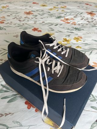 Adidas V Racer 2.0 Scarpe Nere Blu