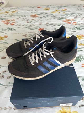 Adidas V Racer 2.0 Scarpe Nere Blu