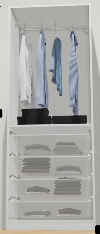 Guardaroba bianco Ikea