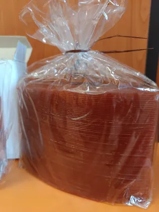 Set 2 Candele Natalizie Vetro e Plastica