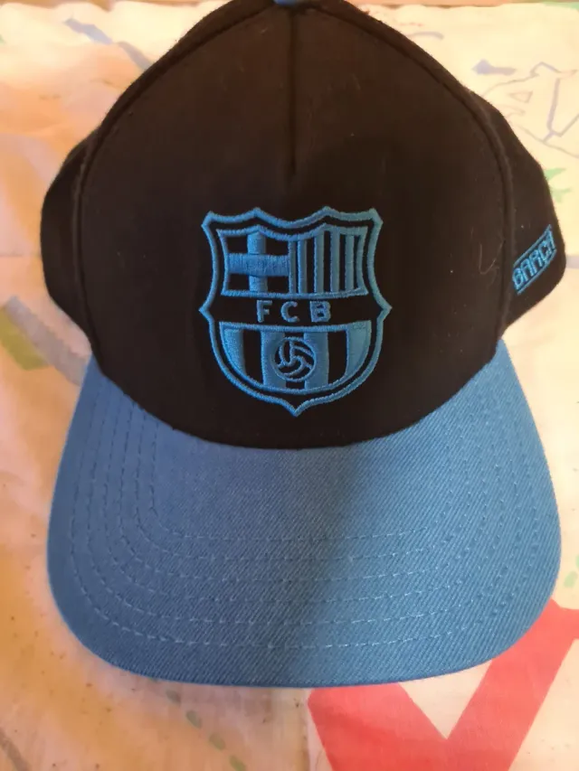 Gorra FC Barcelona Negra y Azul