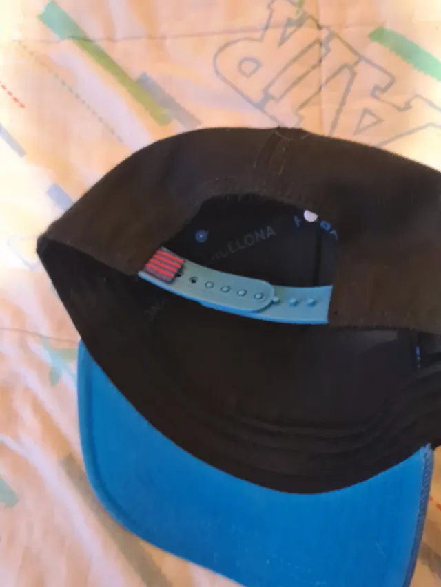 Gorra FC Barcelona Negra y Azul