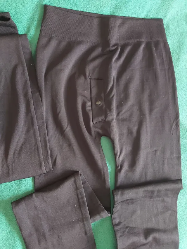 Pantalones térmicos hombre negros