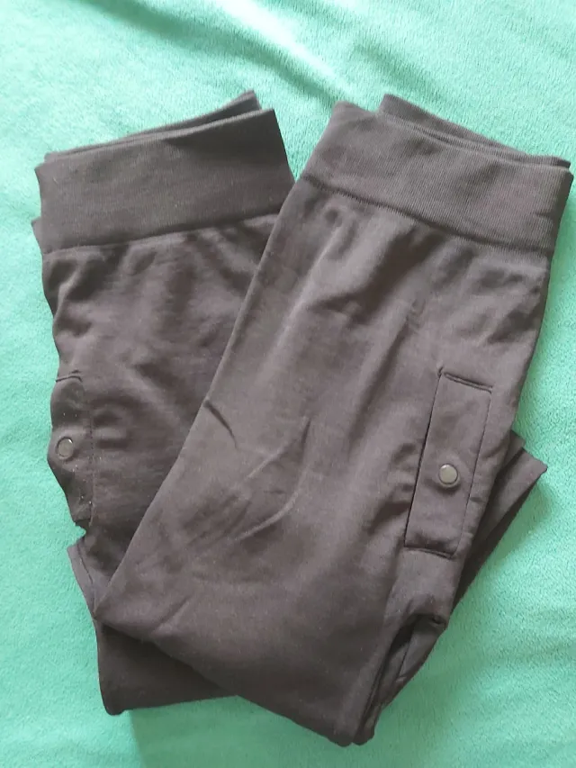 Pantalones térmicos hombre negros