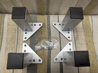 4 Patas para Muebles Metalizadas