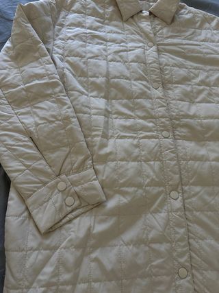 Sobrecamisa reversible beige