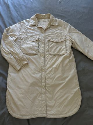 Sobrecamisa reversible beige