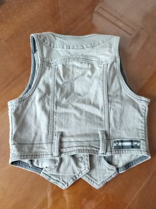 Chaleco Vaquero Bershka Talla S