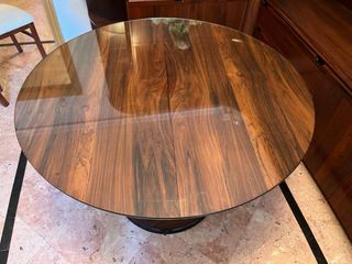 Mesa comedor extensible y 6 sillas madera maciza