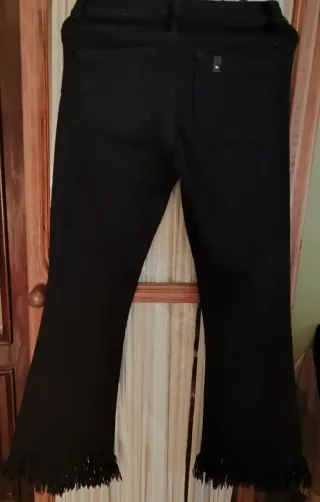 Pantalones vaqueros negros Mooné acampanados