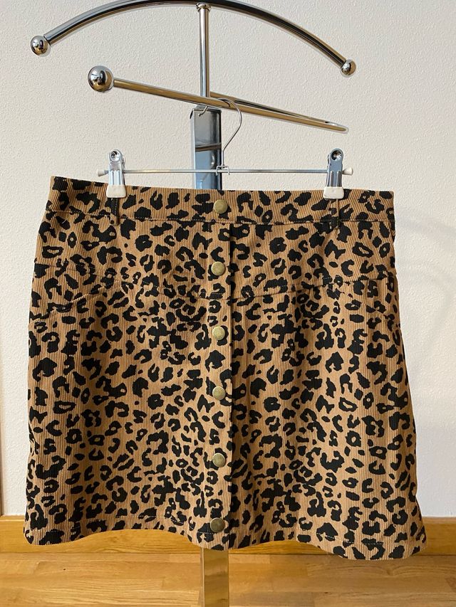 Falda animal print