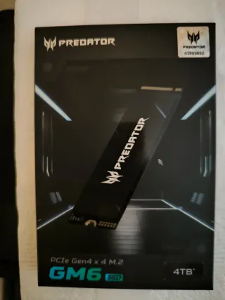 SSD NVMe Predator GM6 4TB PCIe Gen4
