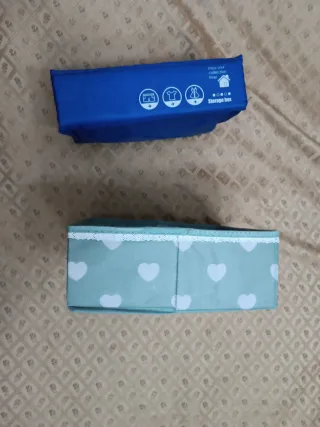 Set 2 scatole portaoggetti organizer