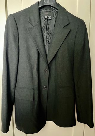 Chaqueta Zara Woman Gris Oscuro Talla 44