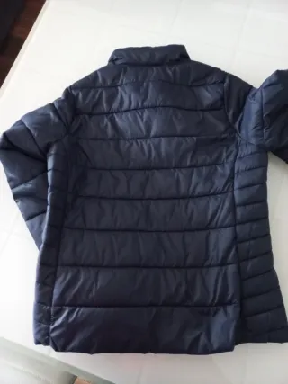 Cazadora niña azul y rosa