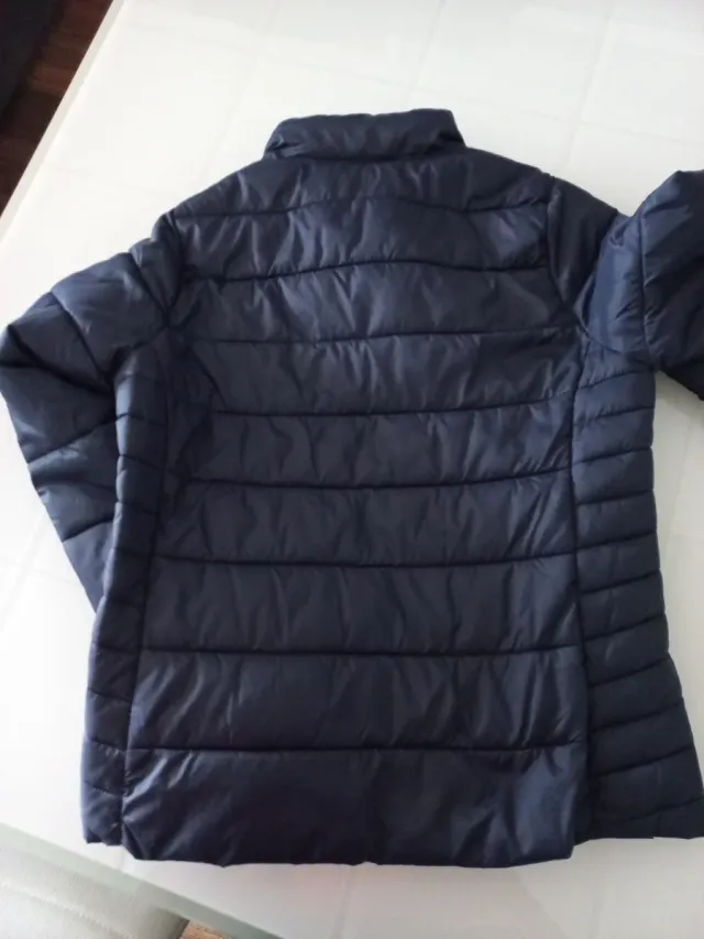 Cazadora niña azul y rosa