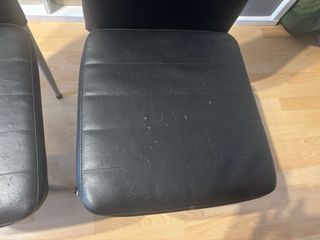 Sillas de comedor negras (2 unidades)