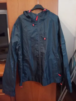 Cortavientos hombre Gasolina azul