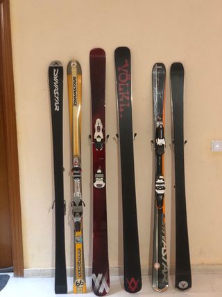 Esquís Dynastar, Volkl y Fischer