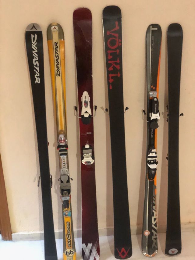 Esquís Dynastar, Volkl y Fischer