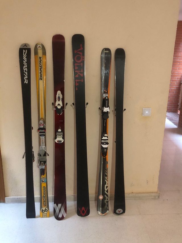 Esquís Dynastar, Volkl y Fischer