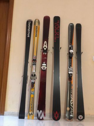 Esquís Dynastar, Volkl y Fischer