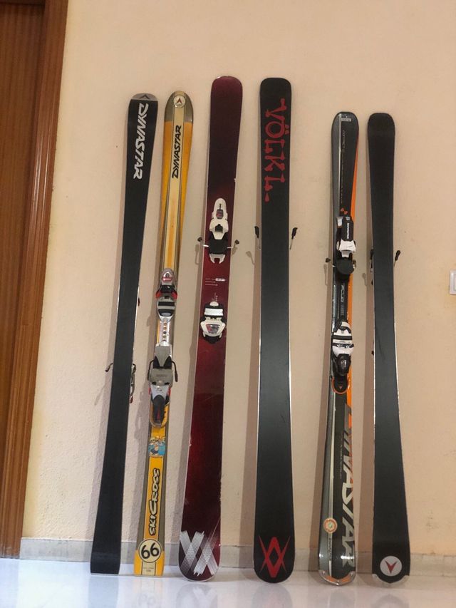 Esquís Dynastar, Volkl y Fischer