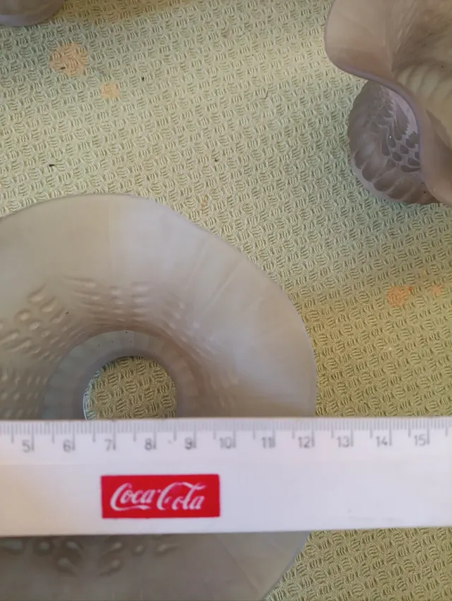 Paralumi in vetro a forma di petalo (4 pezzi)