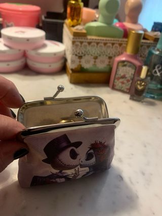 Portamonete carino con Jack e Sally