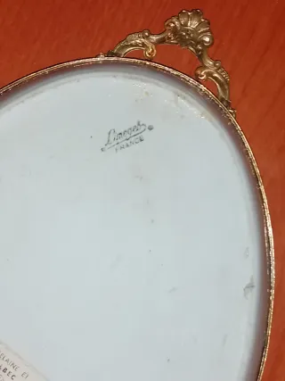 Vassoio Limoges Francia floreale