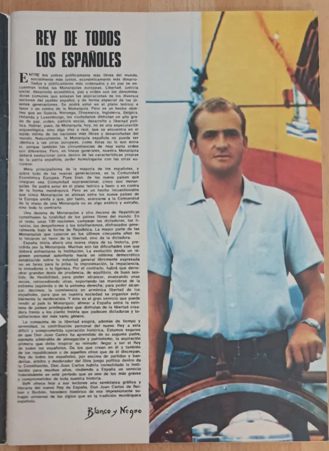 Don Juan Carlos Rey de España