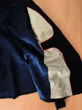 Chaqueta Zara Azul Marino Mujer