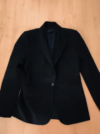 Chaqueta Zara Azul Marino Mujer