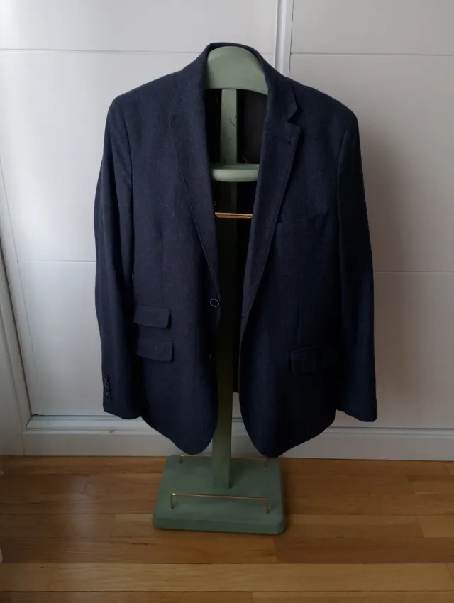 Americana azul/gris hombre Cortefiel