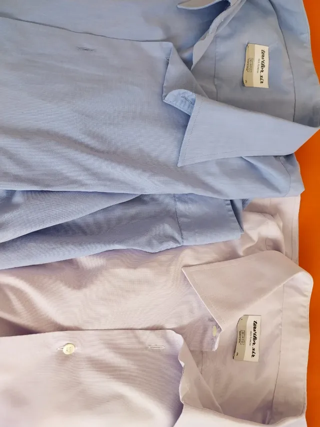 Camisas Termilor Sir Azul y blanco  Talla 4XL