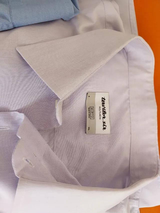 Camisas Termilor Sir Azul y blanco  Talla 4XL