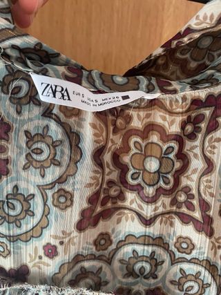 Camisa Zara Estampada
