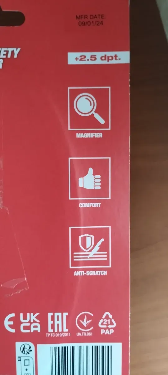 ‼️BLACK FRIDAY‼️Gafas de seguridad Milwaukee +2.5