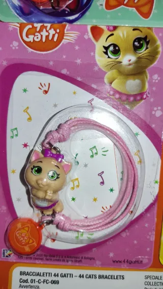 Bracciale 44 gatti 1bustina