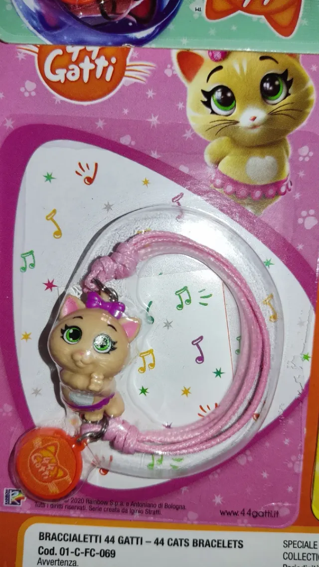 Bracciale 44 gatti 1bustina