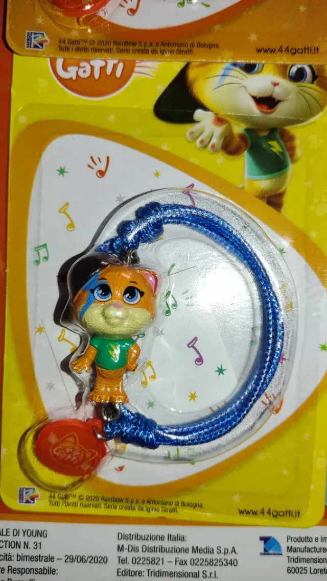 Bracciale 44 gatti 1bustina