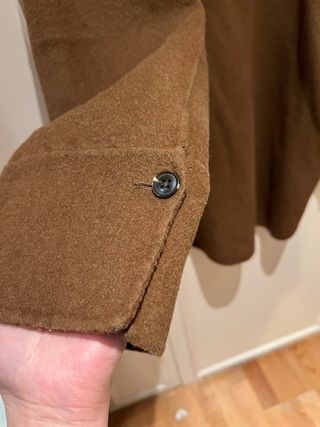 Sobrecamisa de lana oversize de Mango Talla L