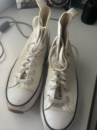Converse Plataforma Blancas Talla [Talla]