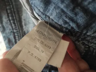 Falda mini globo vaquera desigual