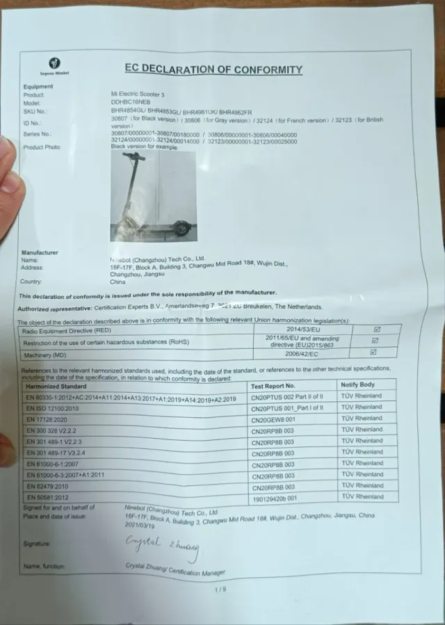 Xiaomi Mi Electric Scooter 3