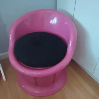 Sillón IKEA POPPTORP rosa vintage