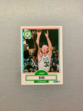 Carta NBA Larry Bird #8, Fleer 90-91 Basketball